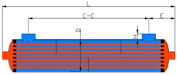 pool heater dimensions